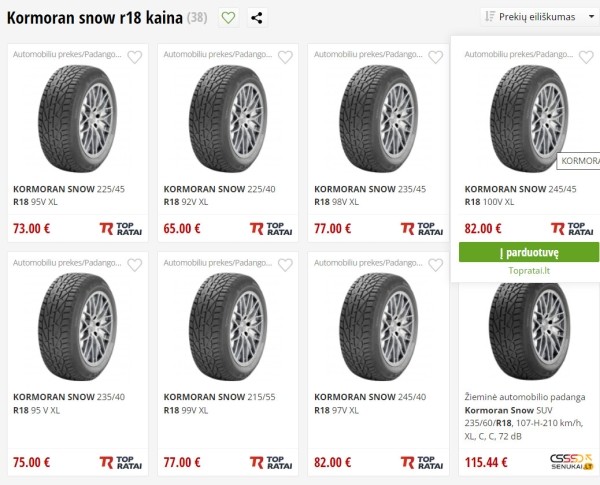 «От 50 долларов за комплект». Изучили шинный рынок в Польше и Литве