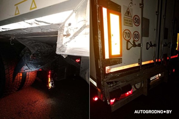 В семейный экипаж белорусских дальнобойщиков жестко врезался француз под Парижем В семейный экипаж белорусских дальнобойщиков жестко врезался француз под Парижем